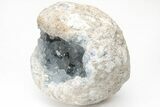 Sky Blue Celestine (Celestite) Crystal Geode - Madagascar #210374-2